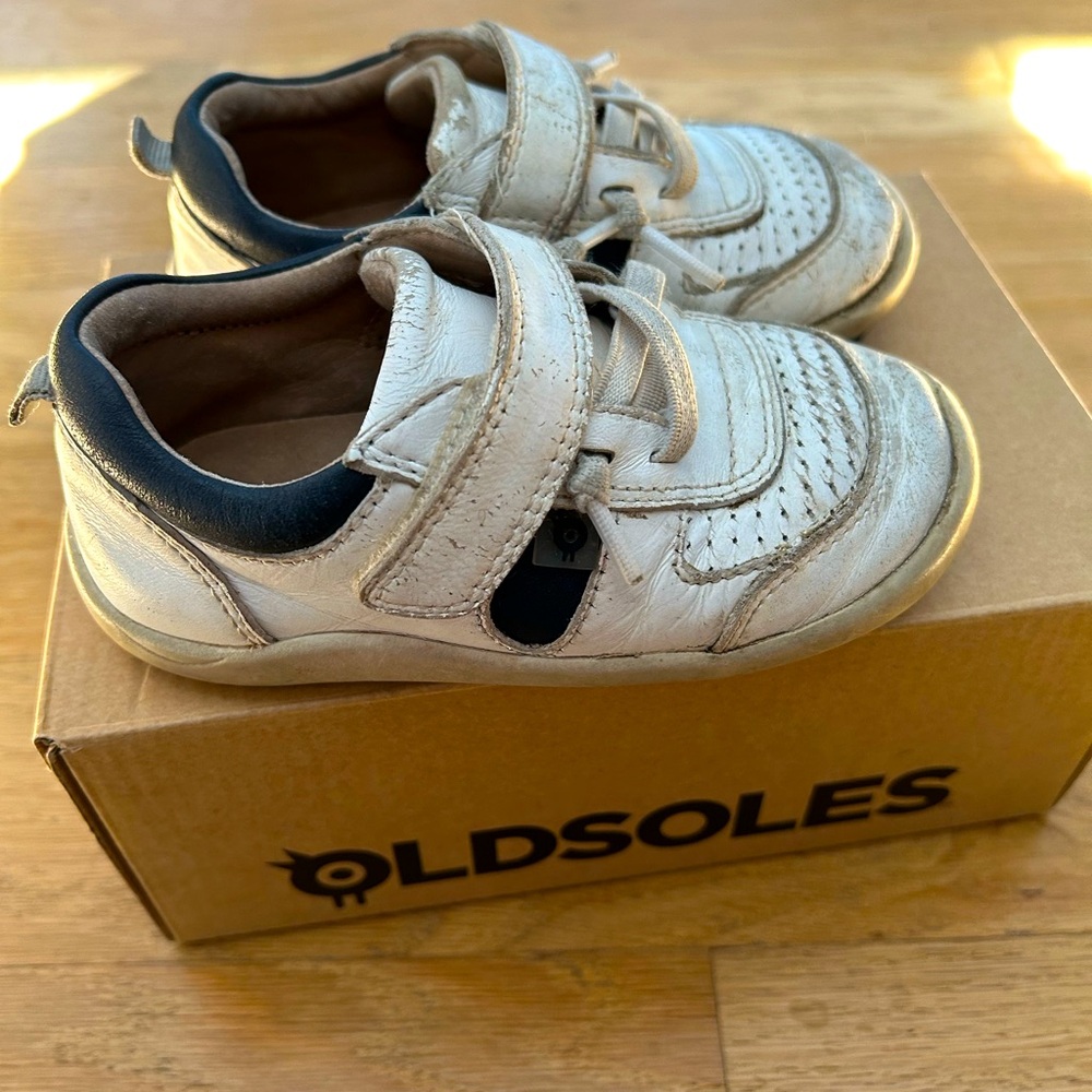 Old Soles GENUINE LEATHER Toddler boy sneakers shoes size 7